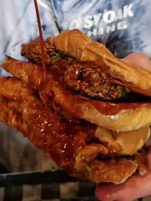 Famous Fried Chicken and Cocktails  Brick and Bones Backyard - Rowlett, TX  🌟 TAG, COMMENT,